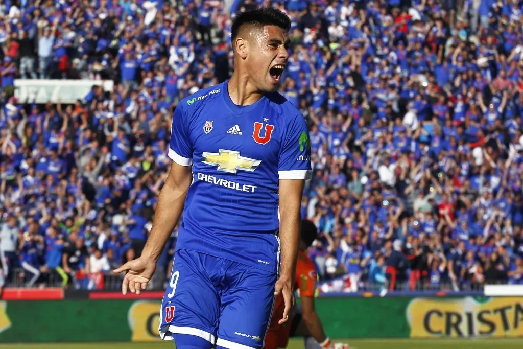 Felipe Mora es el gran deseo de la U para la segunda rueda, pero su retorno depende del jugador. Foto: Photosport.