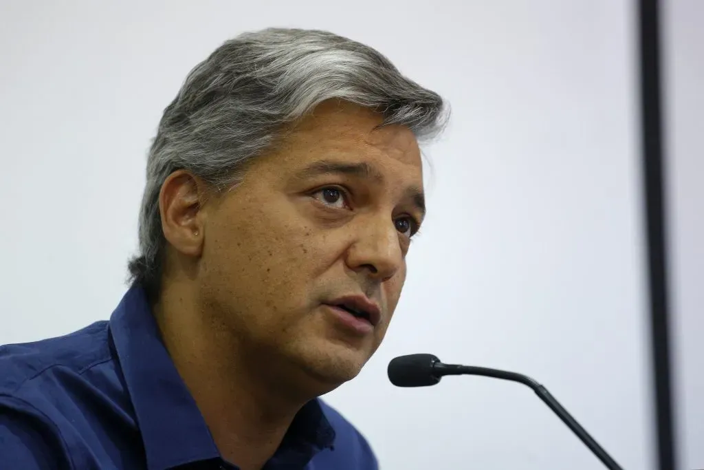 Sebastián Moreno, presidente de la ANFP, terminó su mandato antes de tiempo. (Sebastian Cisternas/ Photosport).