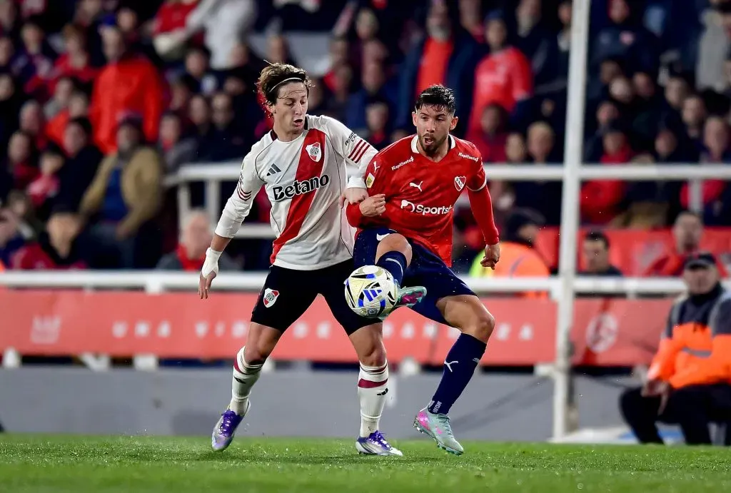 Felipe Loyola fue titular en el empate ante River Plate por la Liga de Argentina. Marcelo Endelli/Getty Images.