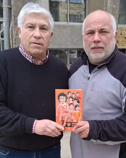 Carlos Campos Castro y Jorge Mora Home, los autores de “Zorros del Desierto”. Foto: Cedida.