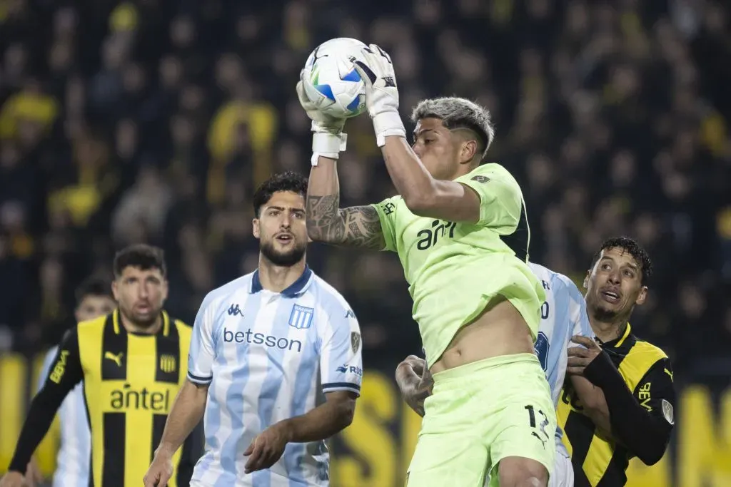 Brayan Cortés mantuvo la portería en cero ante Racing por la Copa Libertadores. (Photo by Ernesto Ryan/Getty Images)
