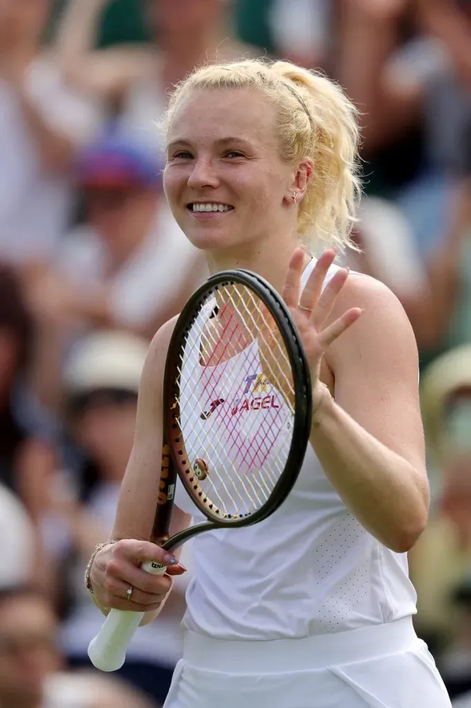 Katerina Siniakova en Wimbledon 2025 (Getty Images).