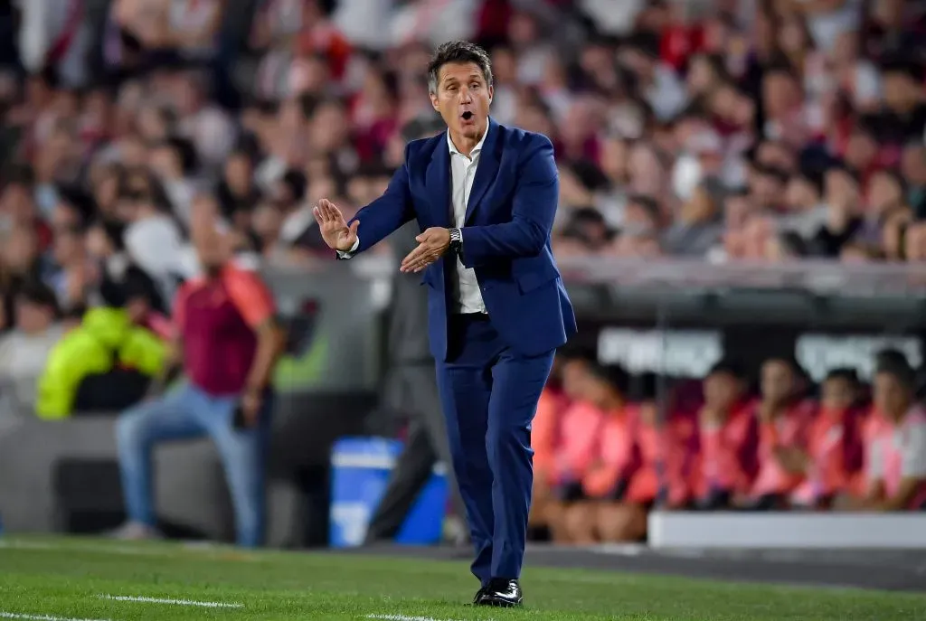 El Mellizo Barros Schelotto está maravillado con el aporte de Baeza. (Marcelo Endelli/Getty Images).