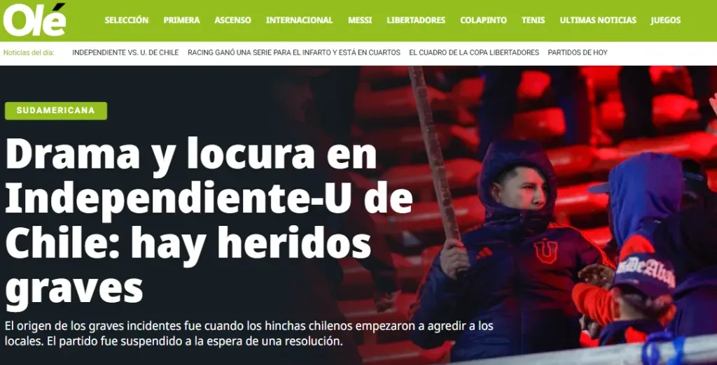 Diario Olé.