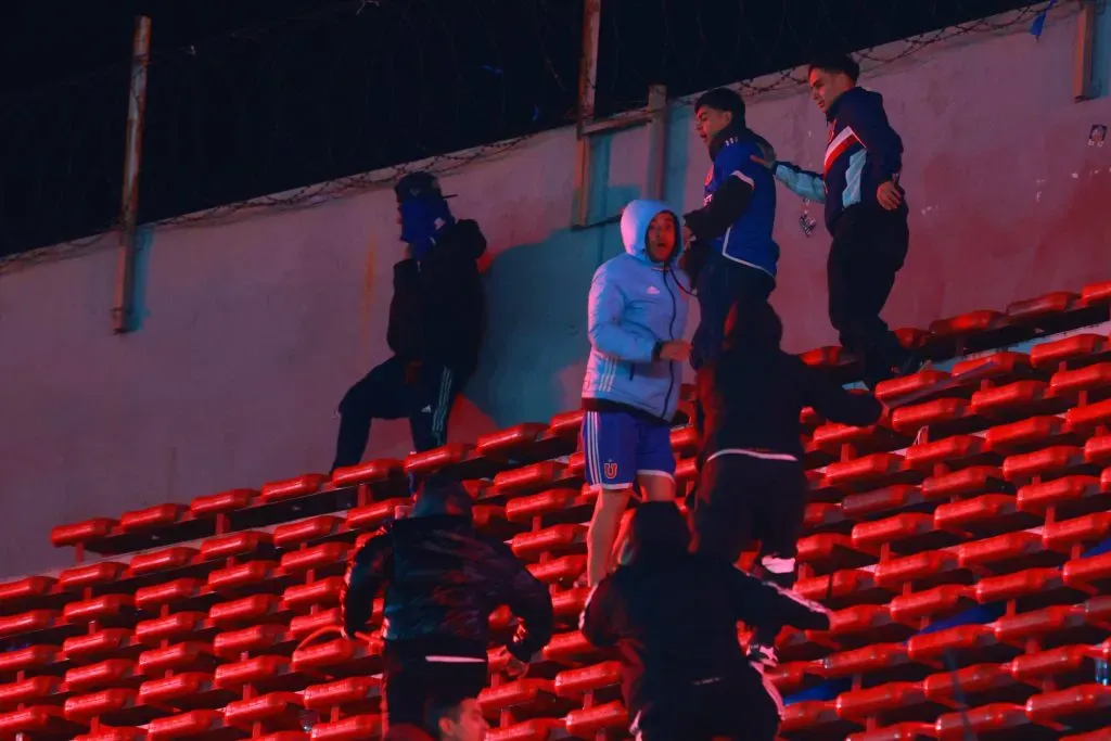 Parte de los incidentes en Buenos Aires. Foto: Fotobaires/Photosport