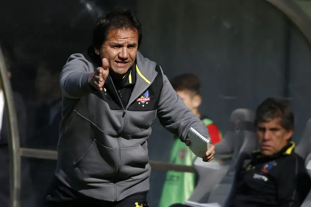 Hugo González afina detalles para el partido frente al Tino. (Andres Pina/Photosport).