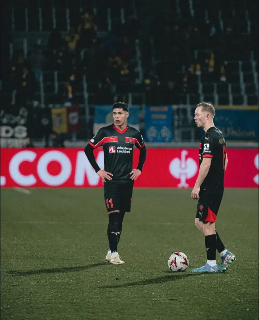 Darío Osorio es estrella en Midtjylland. Imagen: Instagram