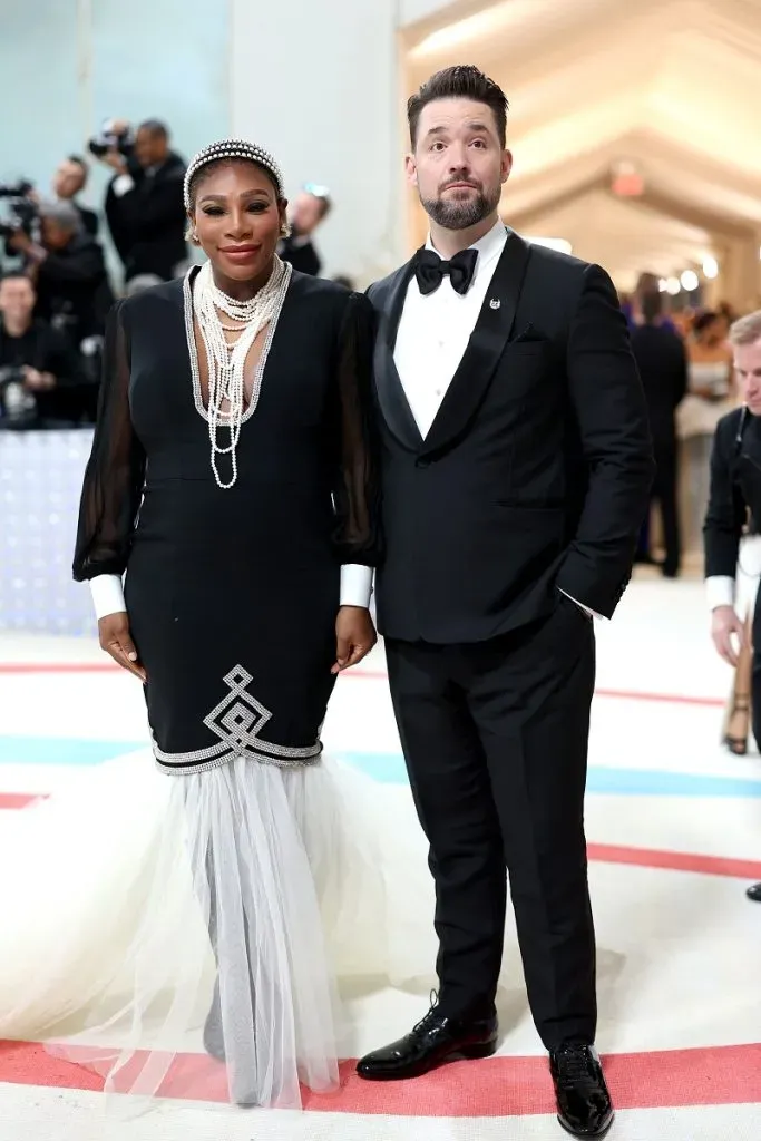 Serena Williams y su esposo Alexis Ohanian (Getty Images).