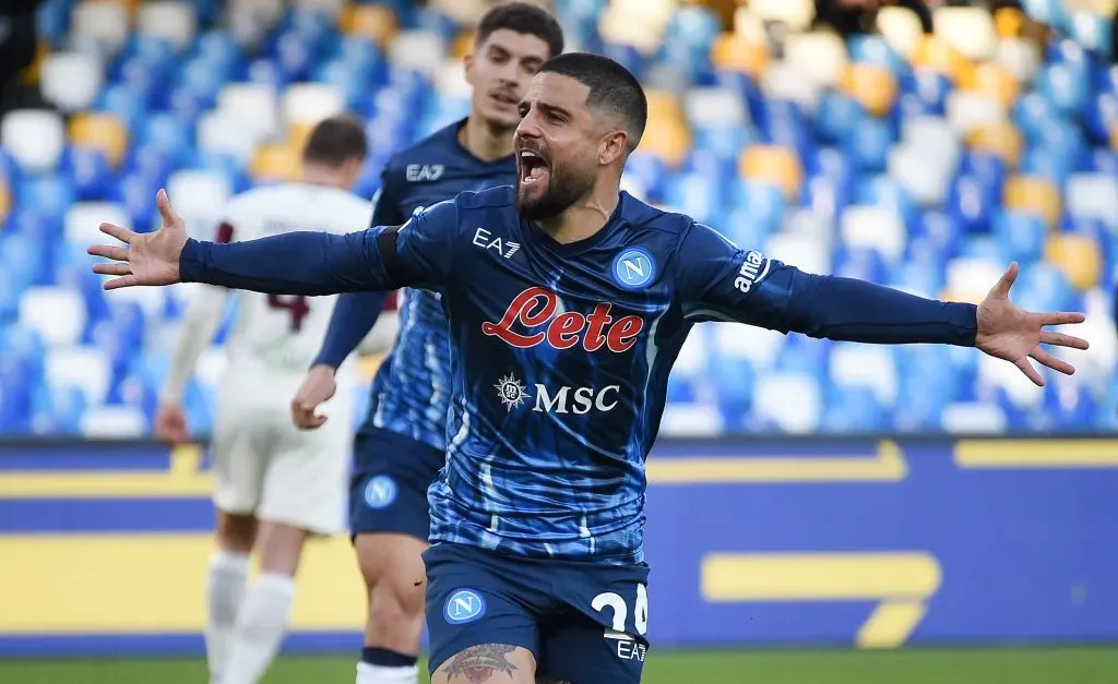 Insigne jugó 12 años en el Napoli de la Serie A.