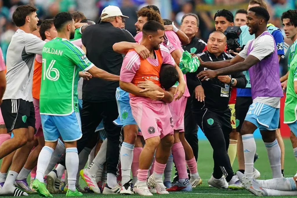 Maxi Falcón se ve involucrado en polémica pelea en Estados Unidos. (Foto: Rich Lam/Getty Images)