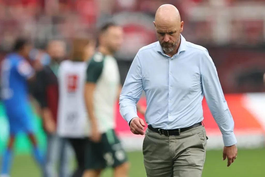Ten Hag solo dirigió dos partidos en al Bundesliga. Imagen: Getty