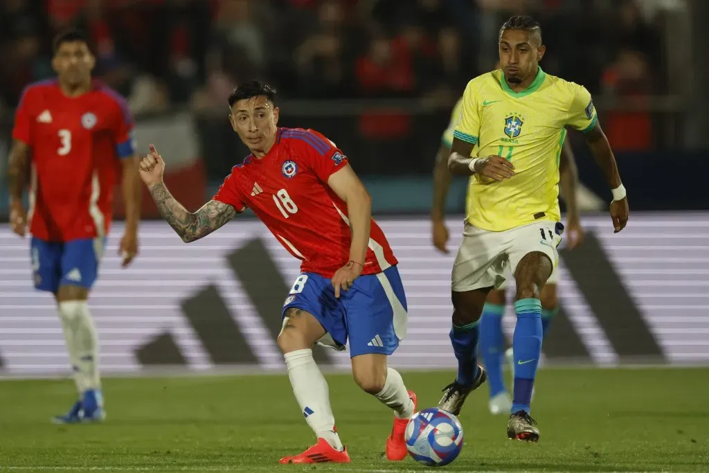 La selección chilena visitará desde las 20:30 a Brasil en el Estadio Maracaná. | Foto: Photosport.