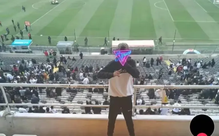 El mensaje que subió el familiar de Víctor Méndez tras la derrota de la U ante Colo Colo. | Foto: Captura.