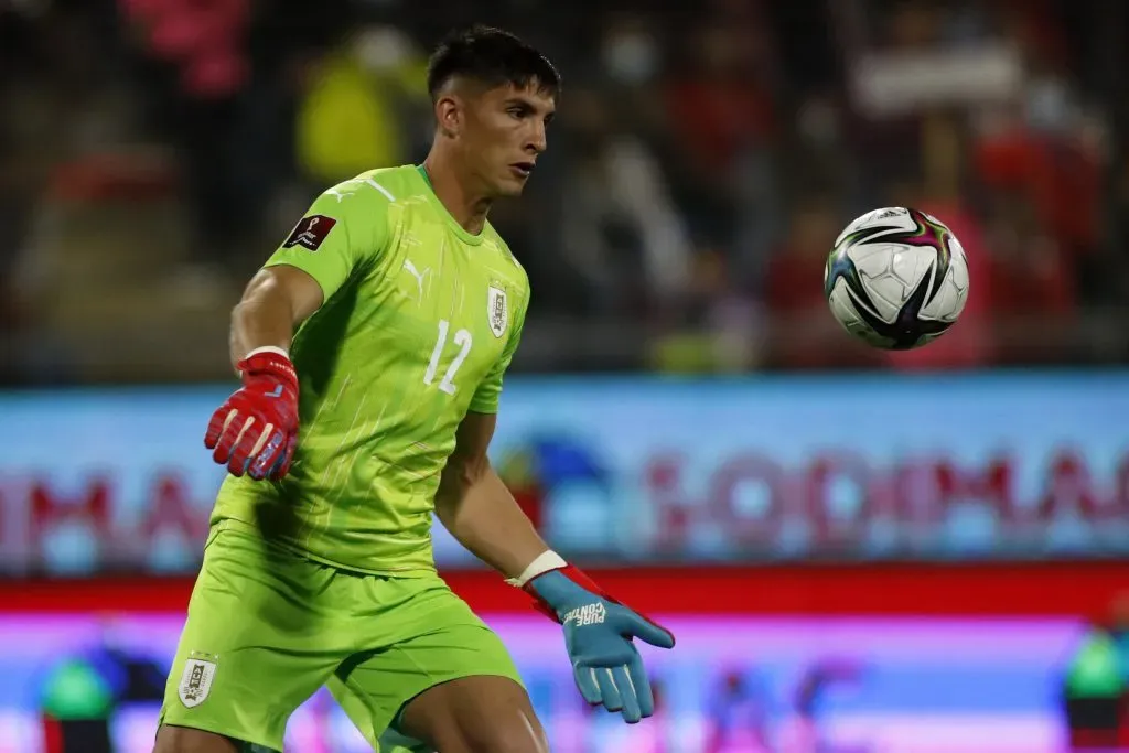 Sergio Rochet es el portero de Inter de Porto Alegre en Brasil y de la selección uruguaya. (Andres Pina/Photosport).