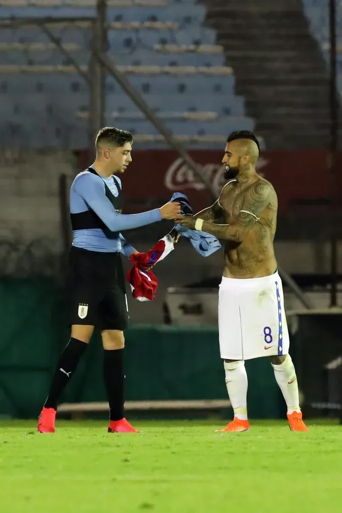 Intercambio de camisetas con Vidal, rumbo a Qatar 2022 | Getty Images
