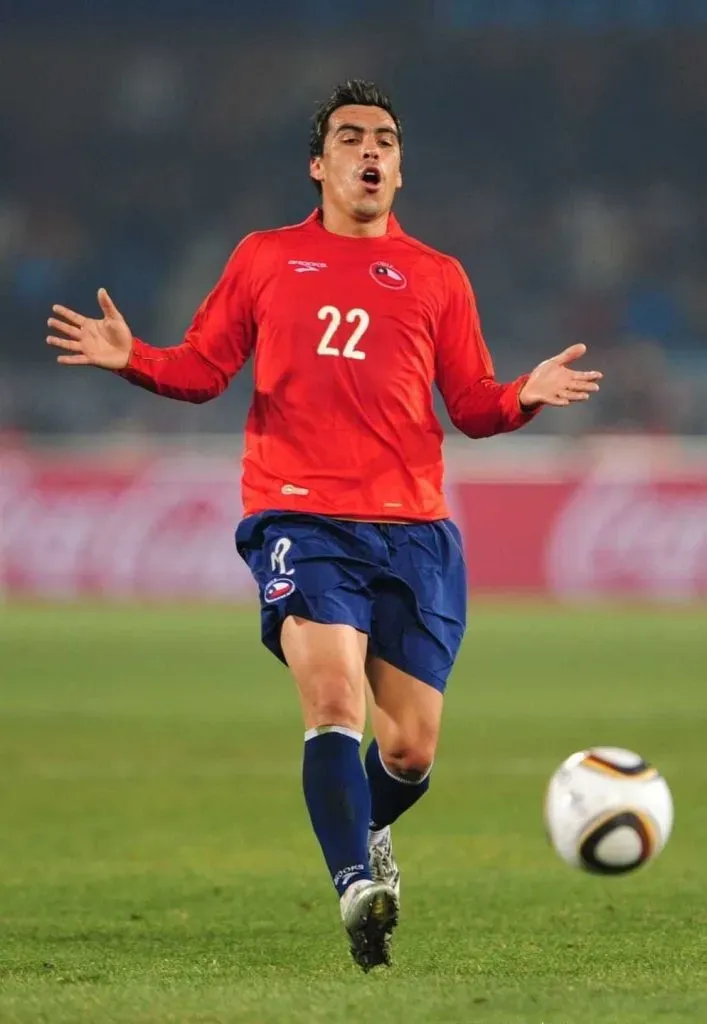 Paredes en el Mundial 2010 / Foto: Partidos de la Roja.