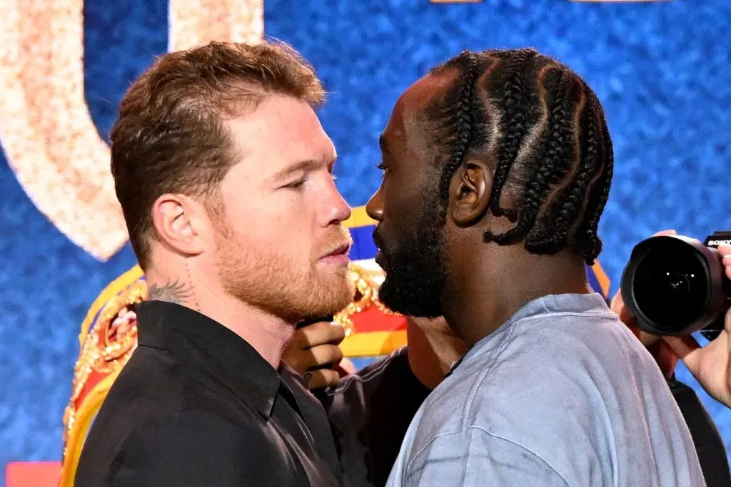 “Canelo” Álvarez y Terence Crawford se miden este sábado en el Allegiant Stadium de Las Vegas. (Foto: Slaven Vlasic/Getty Images)