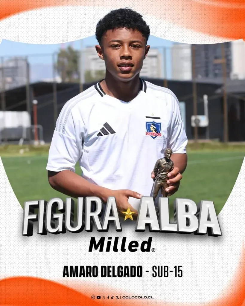 Amaro Delgado fue elegido como figura en Colo Colo