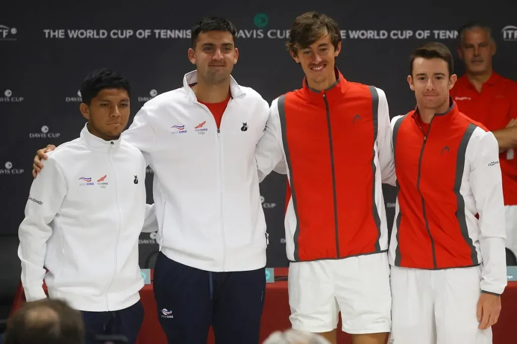 Matías Soto, Tomás Barrios, Raphael Calzi y Alex Knaff (Photosport).