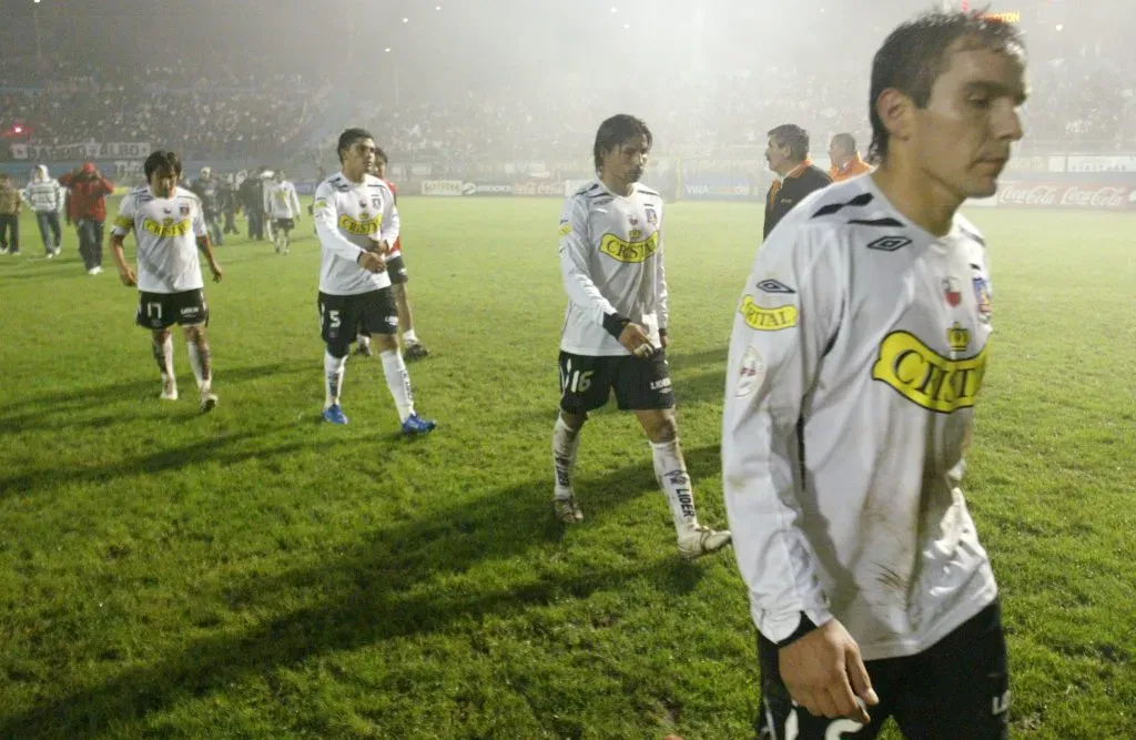 Así salió Colo Colo de la final ante Everton en el Apertura 2008. (LUIS HIDALGO/PHOTOSPORT).