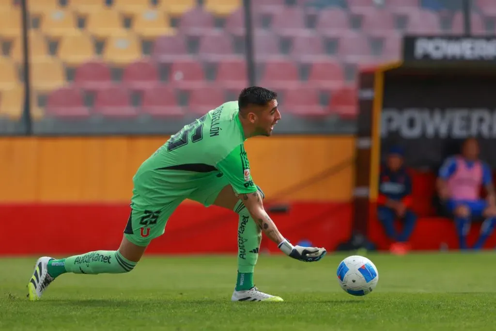 Gabriel Castellón fue otro de los protagonistas de la victoria de Universidad de Chile. Foto: Javier Vergara/Photosport