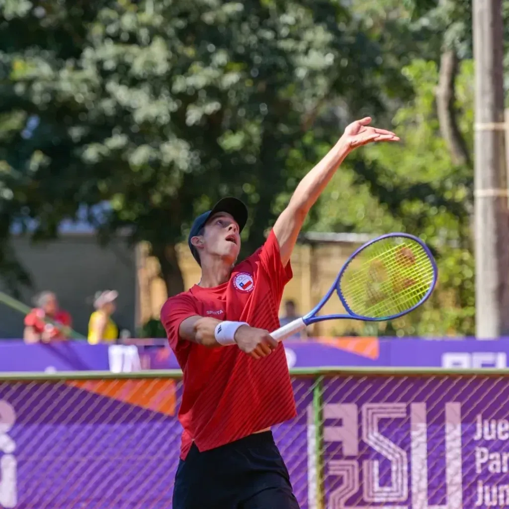 Benjamín Pérez, una de las promesas del tenis chileno