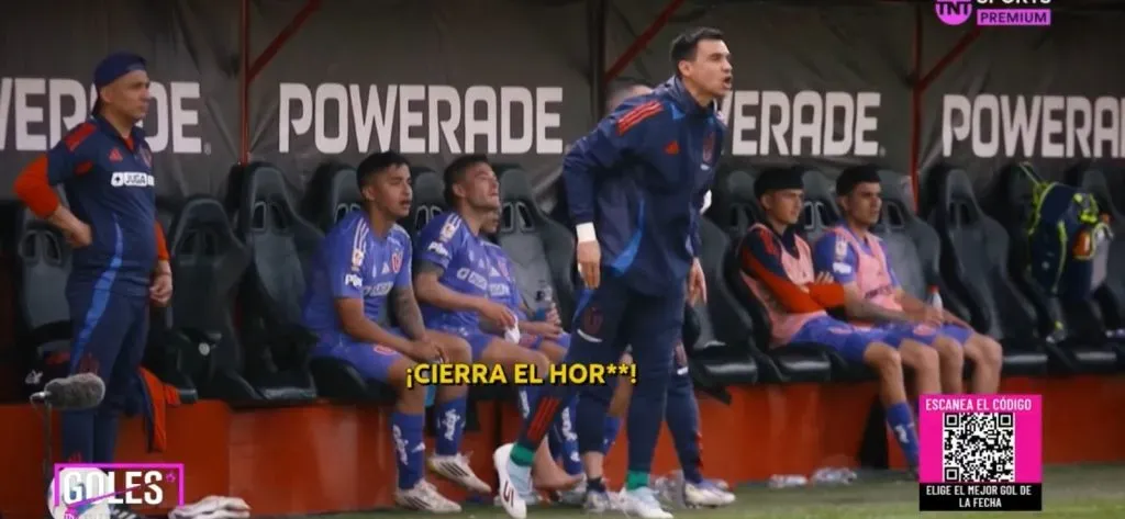 El momento más tenso de los gritos de Toselli con Emiliano Amor en la Supercopa. Foto: TNT Sports.