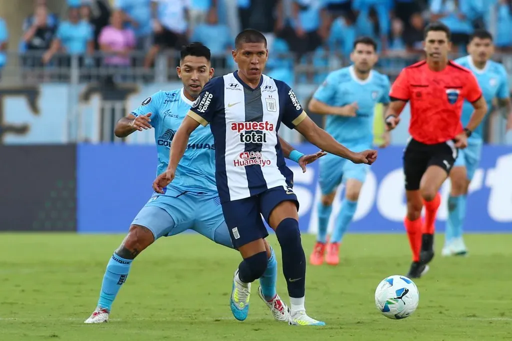 Jesús Castillo jugó ante Deportes Iquique en la Copa Libertadores 2025. (Alex Diaz/Photosport).