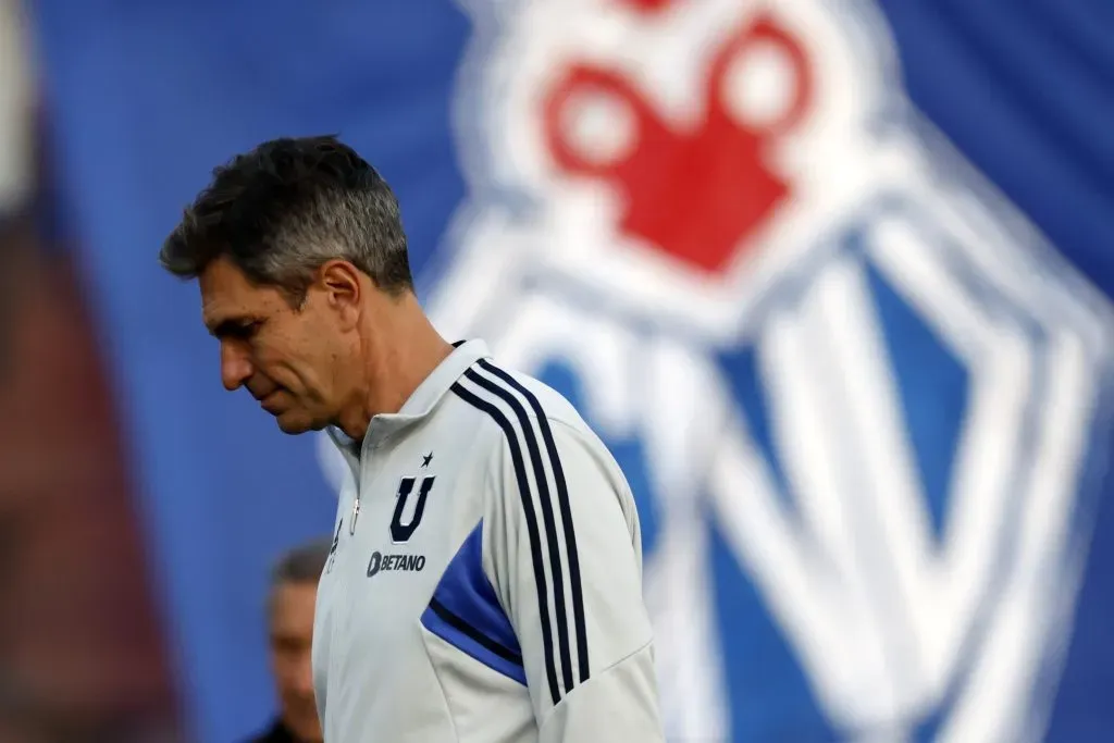 Mauricio Pellegrino duró una campaña en la Universidad de Chile. (Andres Pina/Photosport).