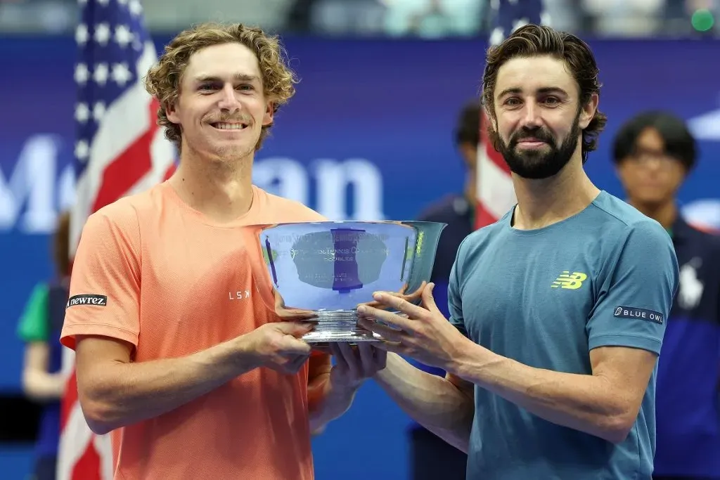 Max Purcell y Jordan Thompson ganan el dobles del US Open 2024 (Getty Images).