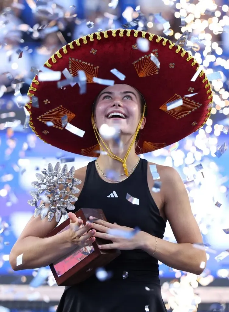 Iva Jovic se corona en el ATP 500 de Guadalajara (Getty Images).