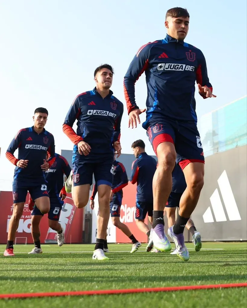 La U tuvo su último entrenamiento en la casa de la selección de Perú. Foto: U de Chile.
