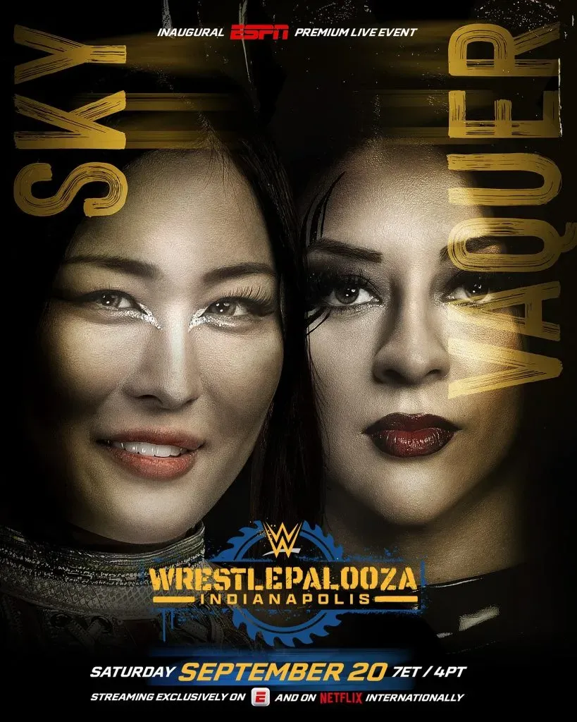 “La Primera” anima uno de los grandes combates de Wrestlepalooza 2025. (Foto: WWE)