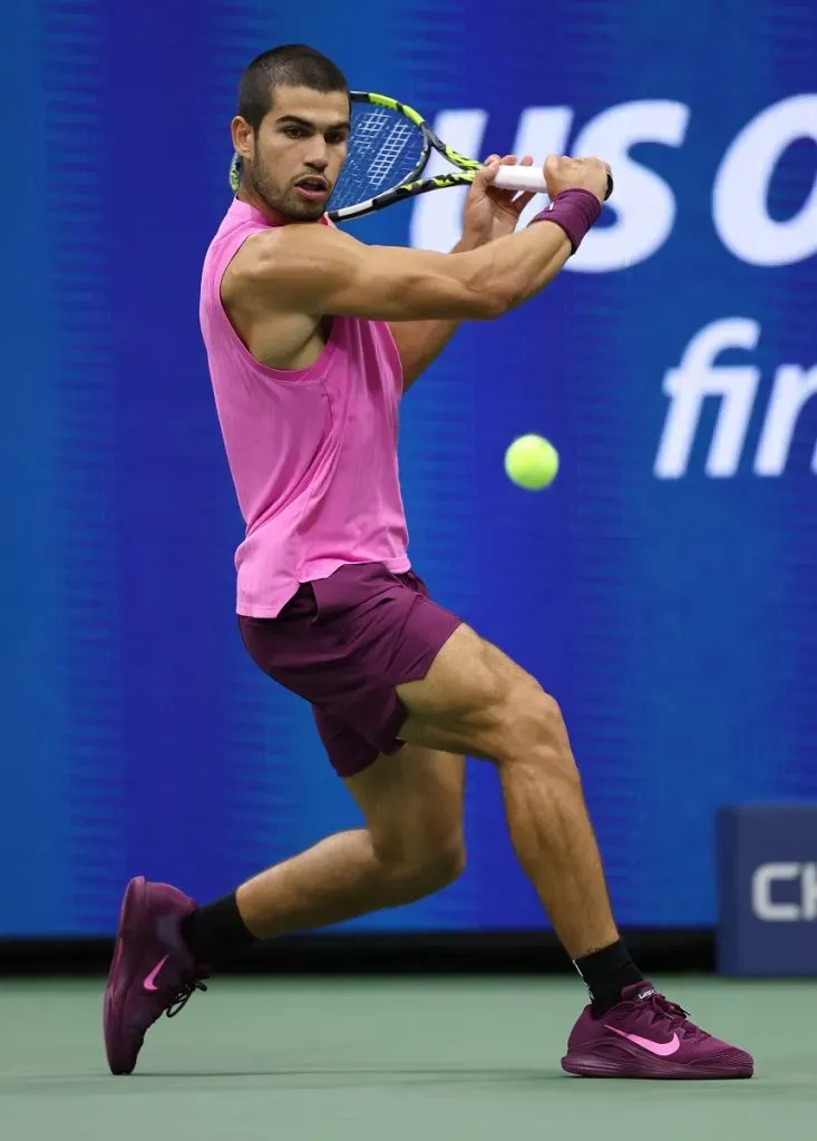 Carlos Alcaraz en el US Open 2025 (Getty Images).