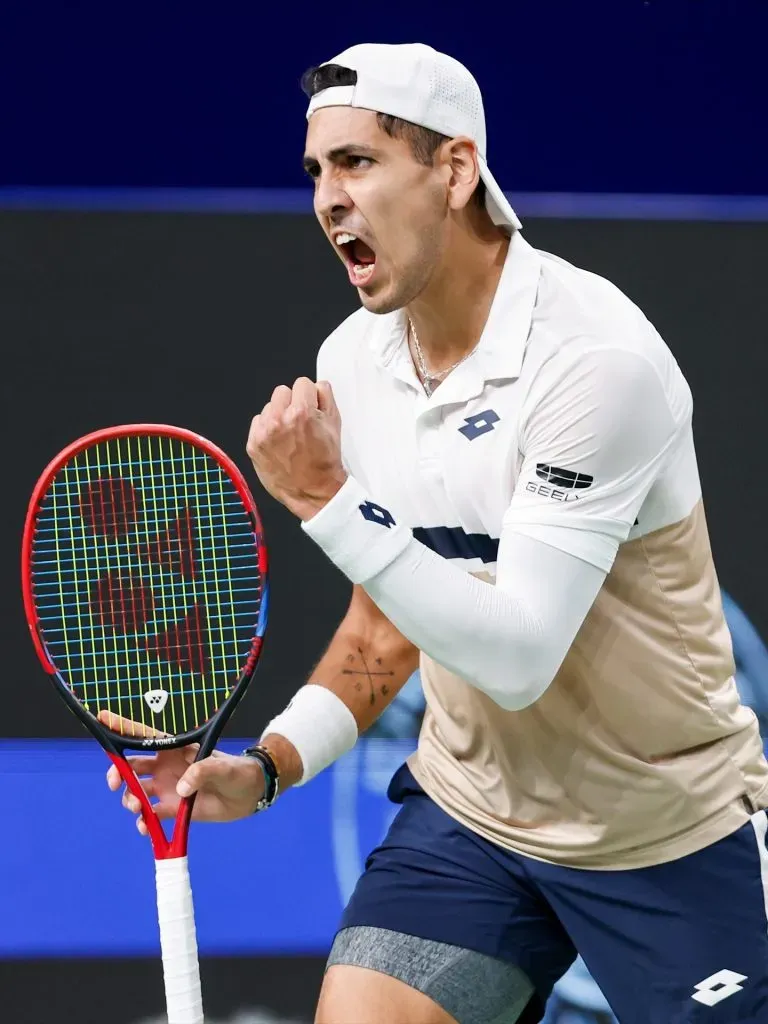 Alejandro Tabilo en el ATP 250 de Chengdú (Foto: Chengdú Open).