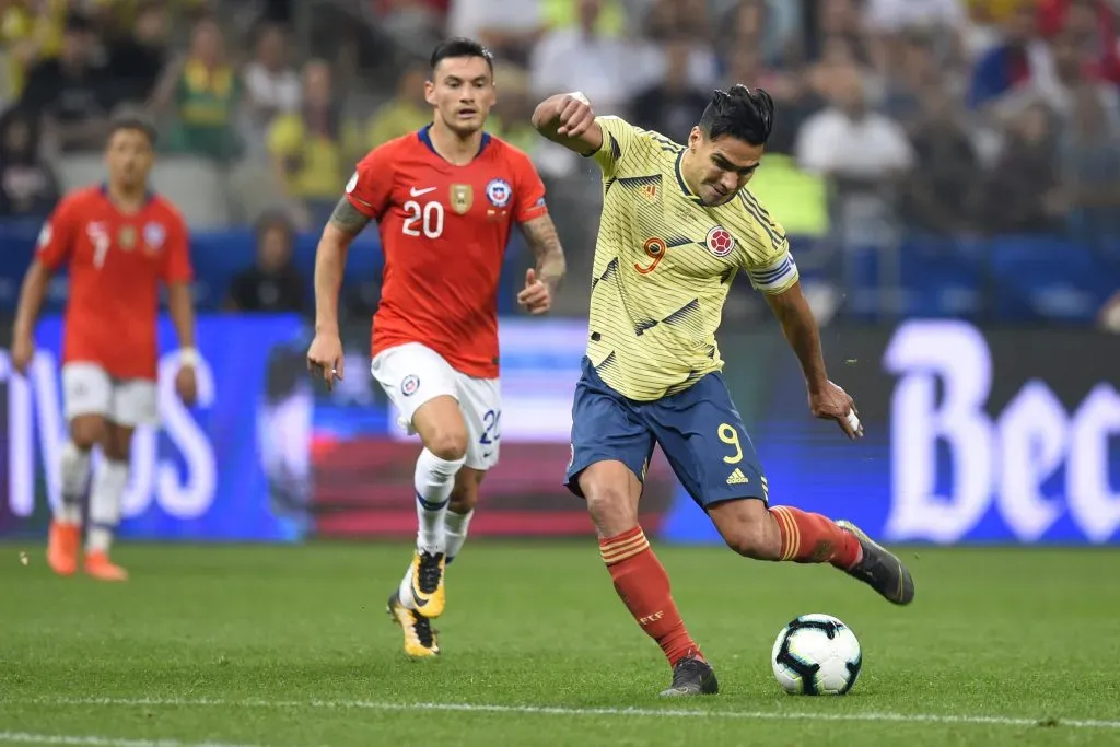 Falcao García enfrentó varias veces a Chile. (Pedro Vilela/Getty Images).