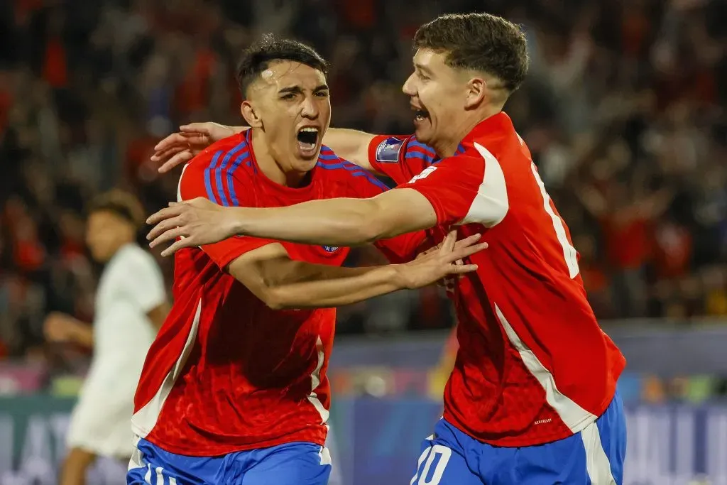 Millán abrió la cuenta para Chile. Imagen: Photosport