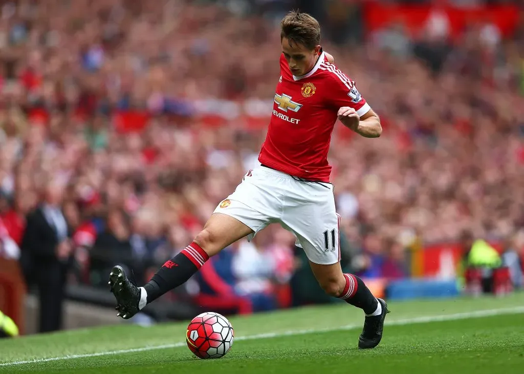 Adnan Januzaj en acción por el Manchester United. (Clive Brunskill/Getty Images).