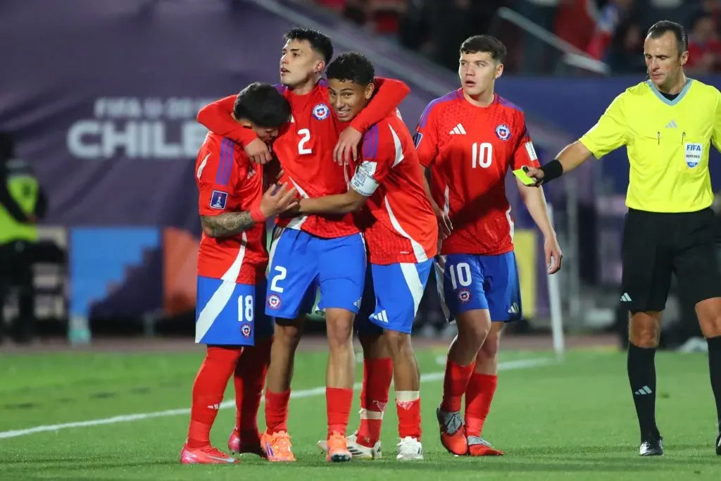 La selección chilena Sub 20 juega ante Egipto