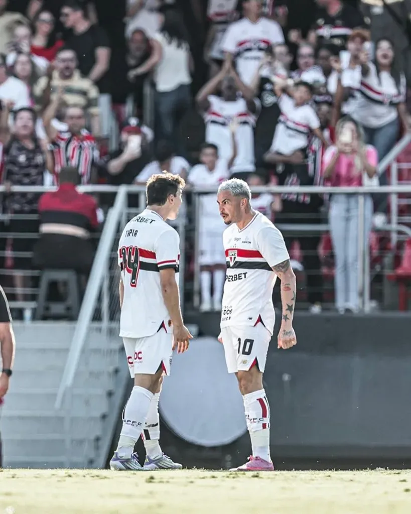 En Sao Paulo quedaron muy molestos por lo ocurrido con Gonzalo Tapia ante Palmeiras. Foto: Sao Paulo.