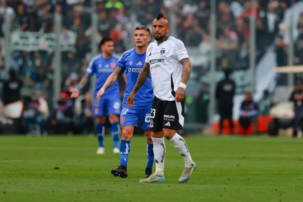 A Vidal no le gusta Nicolás Córdova. Imagen: Photosport