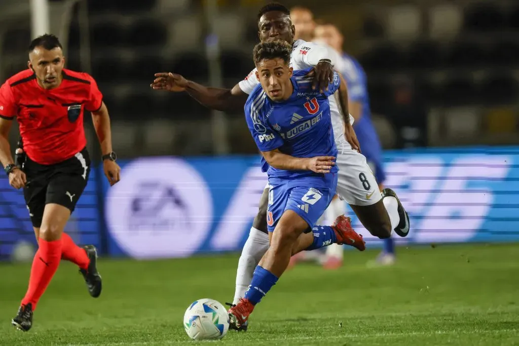 Lucas Assadi tiene contrato en la U hasta fines de 2026. Foto: Andres Pina/Photosport