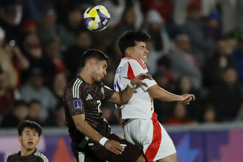 Chile hizo agua ante México y se despidió del Mundial Sub 20. Foto: Photosport.