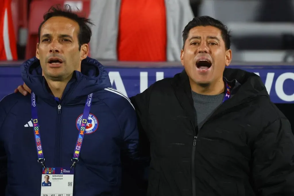 Sebastián Miranda y Nicolás Córdova en el Mundial Sub 20. (Jonnathan Oyarzun/Photosport).