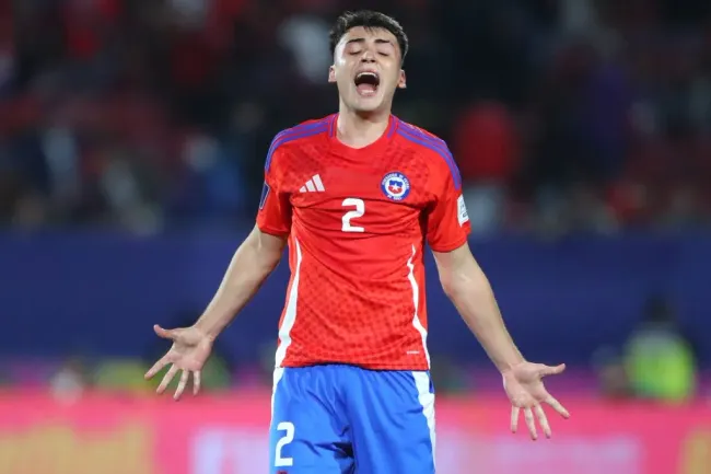 Ian Garguez durante el Mundial Sub 20. (Jonnathan Oyarzun/Photosport).