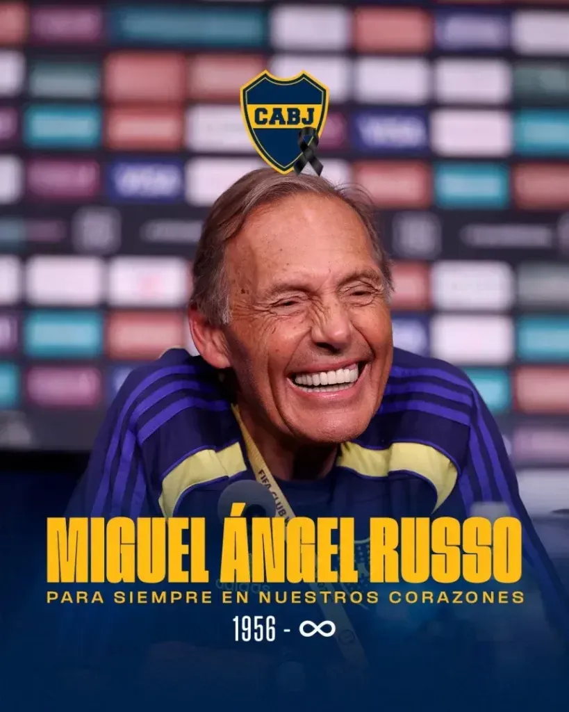 Boca Juniors lamenta la partida de su entrenador, el ex azul Miguel Ángel Russo.