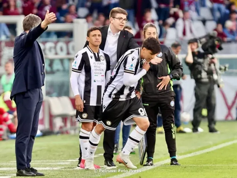En el Udinese no olvidan a Alexis Sánchez y Damián Pizarro. Foto: Foto Press.
