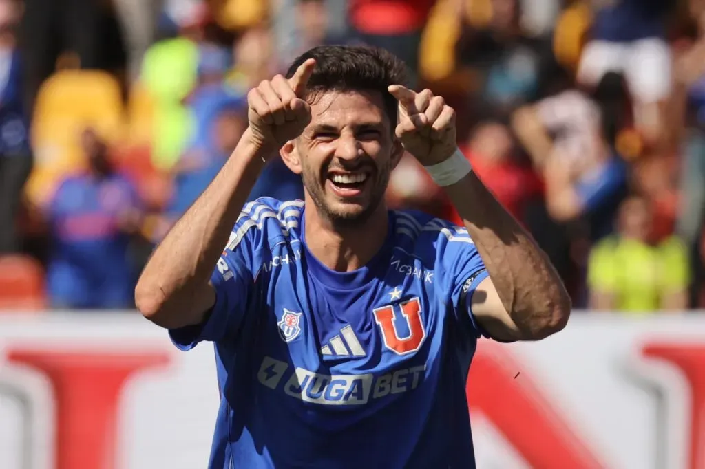 U. de Chile venció por 2-1 a Palestino con dos goles de Lucas Di Yorio. Imagen: Photosport
