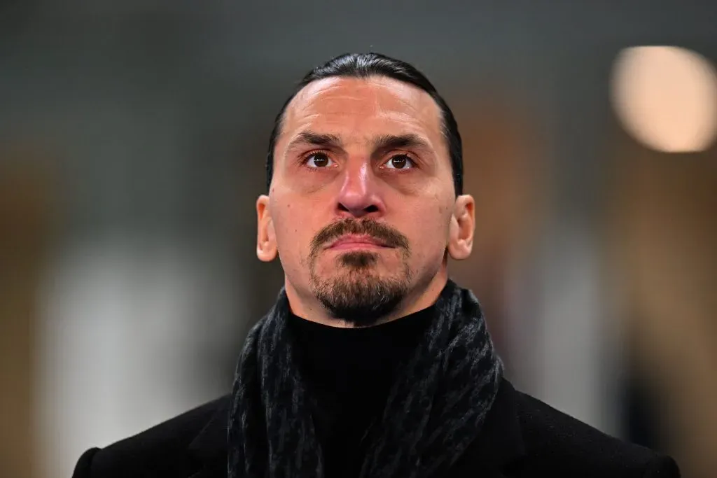Zlatan Ibrahimovic se retiró del fútbol en 2023 jugando en Milán. Imagen: Getty