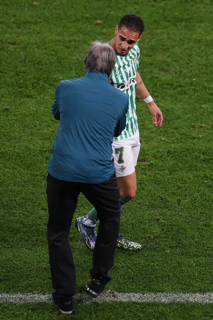 Antony no dudó en alabar a Manuel Pellegrini por su aventura en Betis. Foto: Photosport.